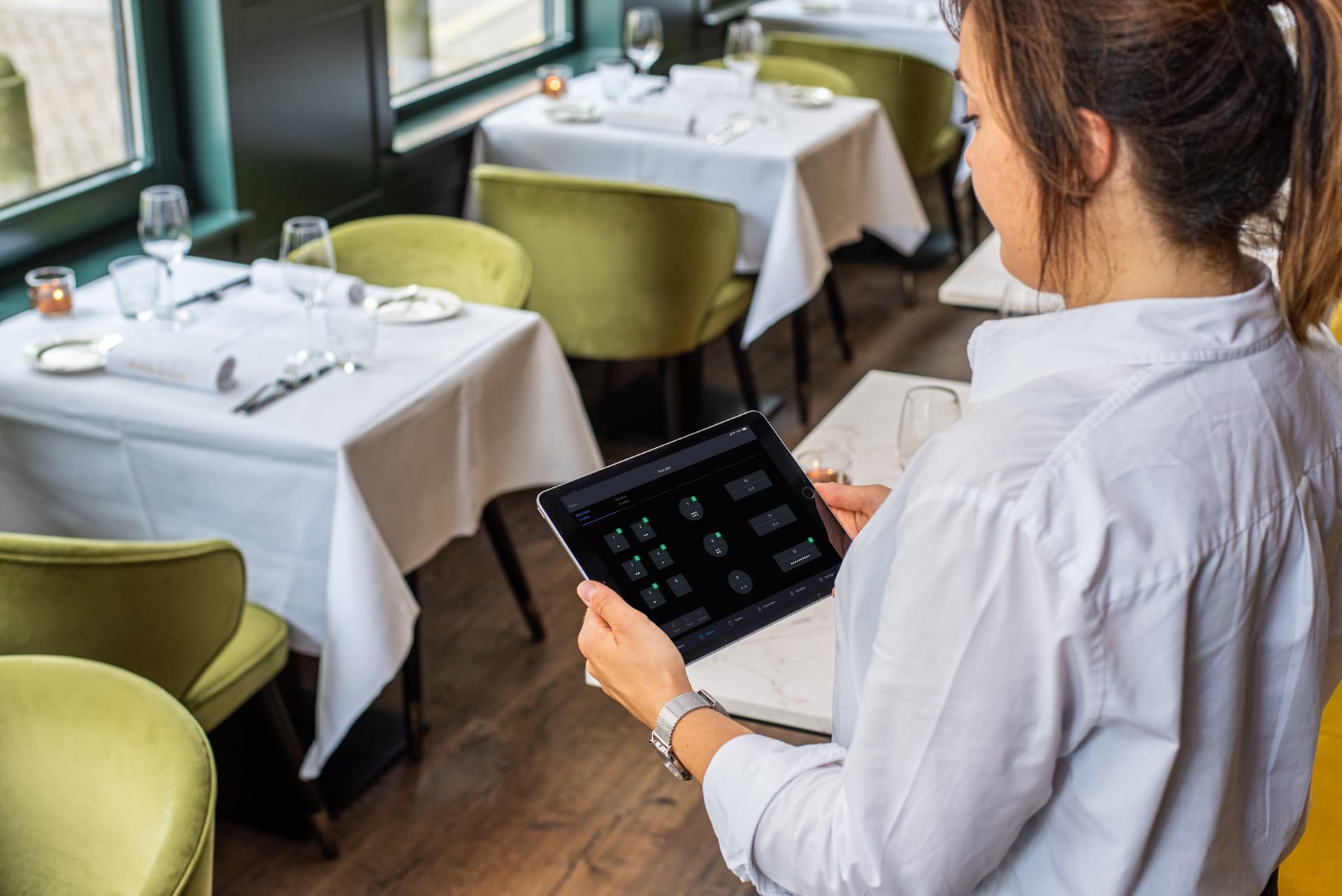 Tischplan auf Kassensystem von Vemdomat erleichtert Mitarbeiter die Arbeit im Restaurant