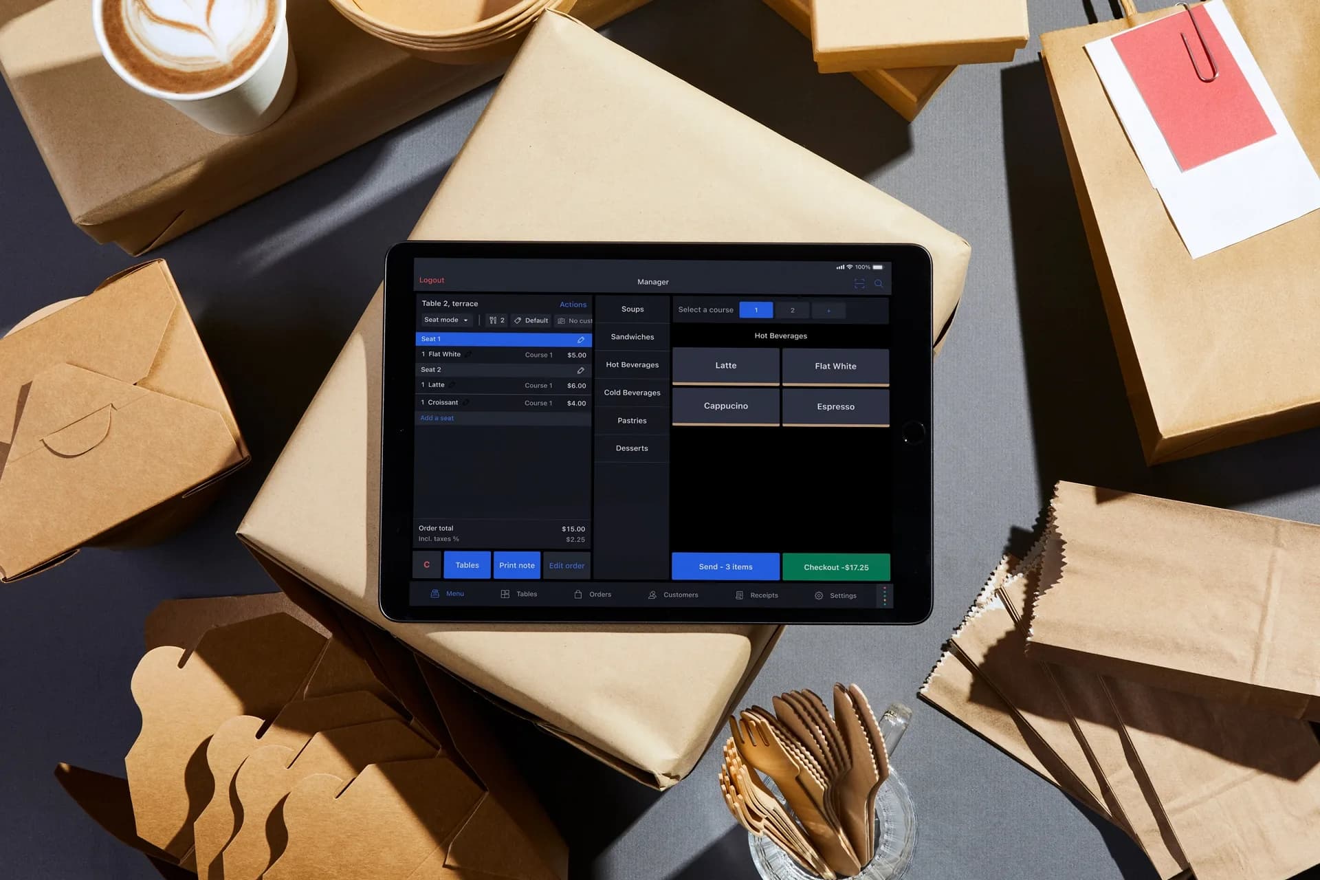 K Series i Pad Quick Service Order 2